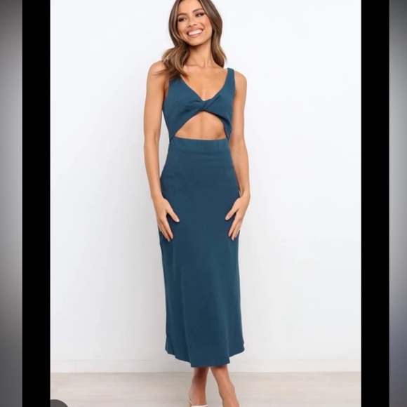 Petal & Pup Dresses & Skirts - Petal & Pup Teal Midi Dress